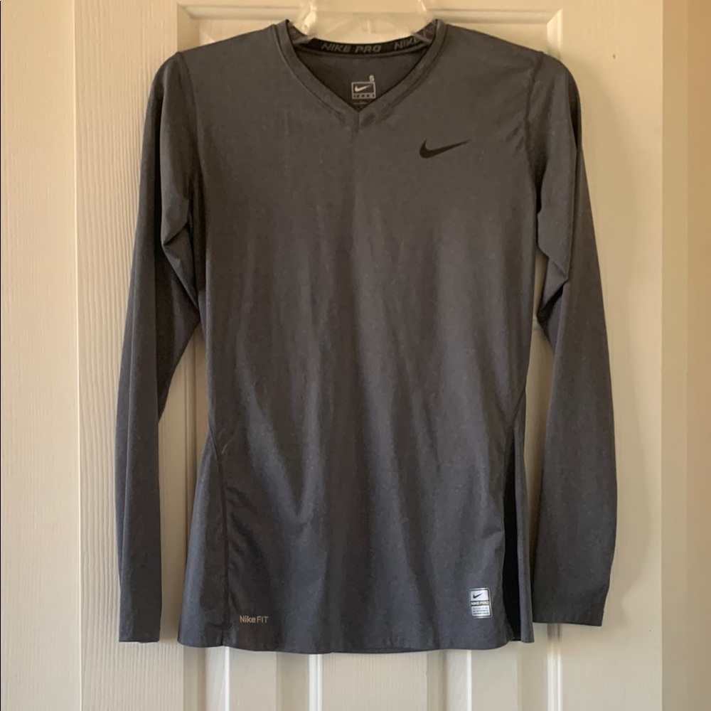 Nike Gray Long Sleeve Tee
